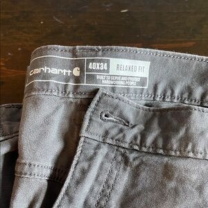 Carhartt Charcoal Relaxed Fit Trousers 40x34